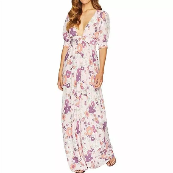 For Love and Lemons Magnolia Maxi Dress FL&L XS - Picture 3 of 8